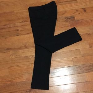 Black Barely Boot Slacks